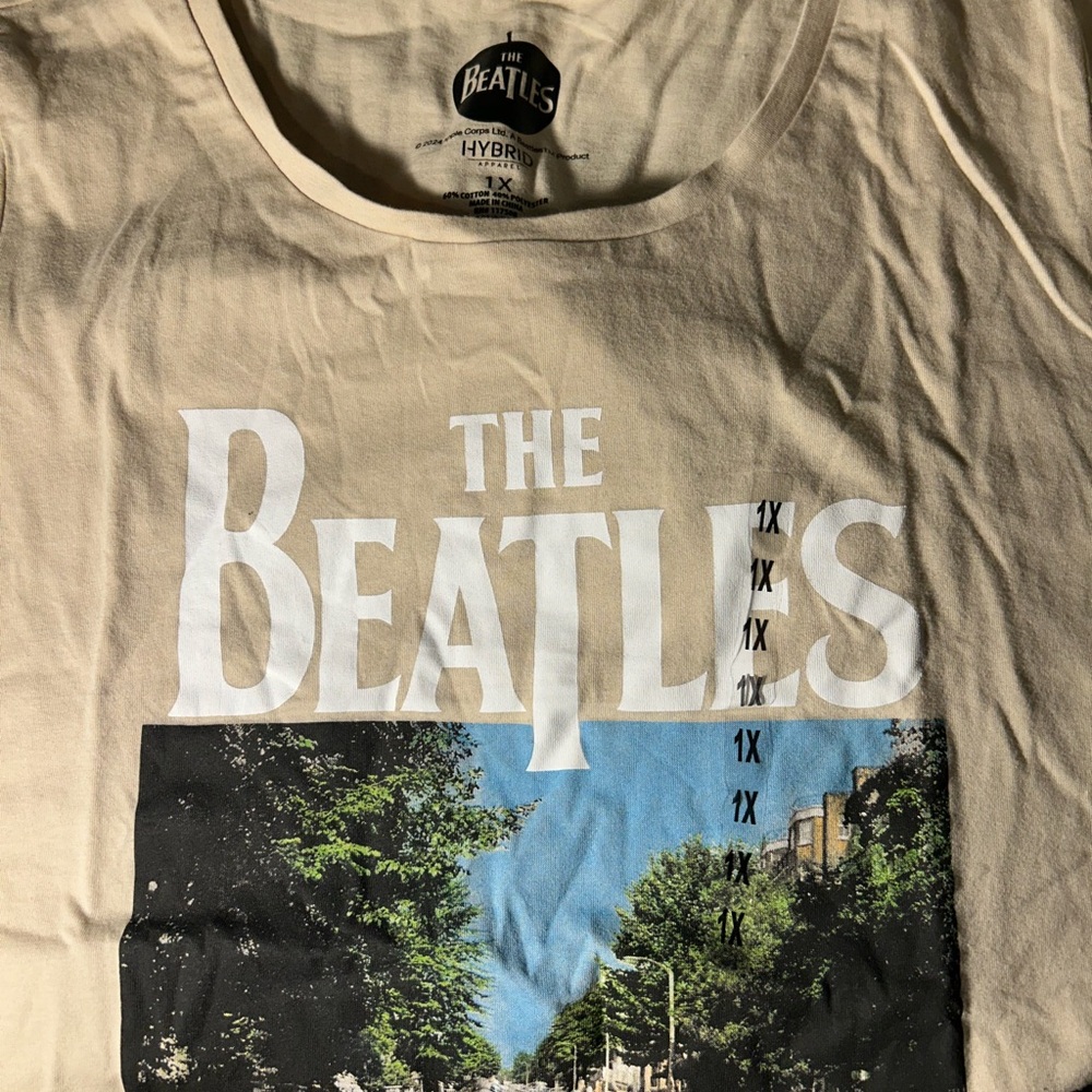 The Beatles Beige Graphic Tee